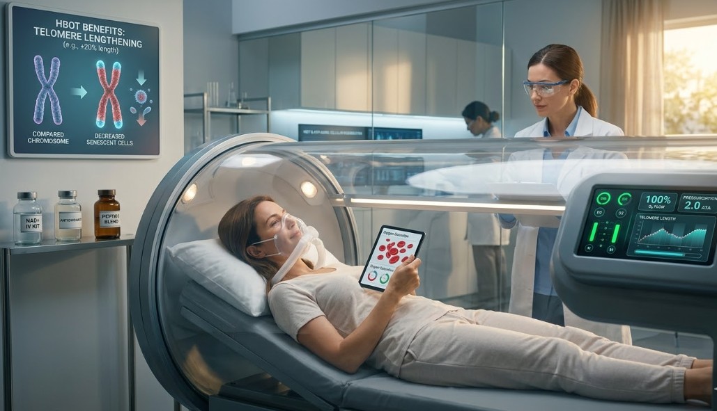 Hyperbaric Chamber Oxygen Therapy and Anti-Aging