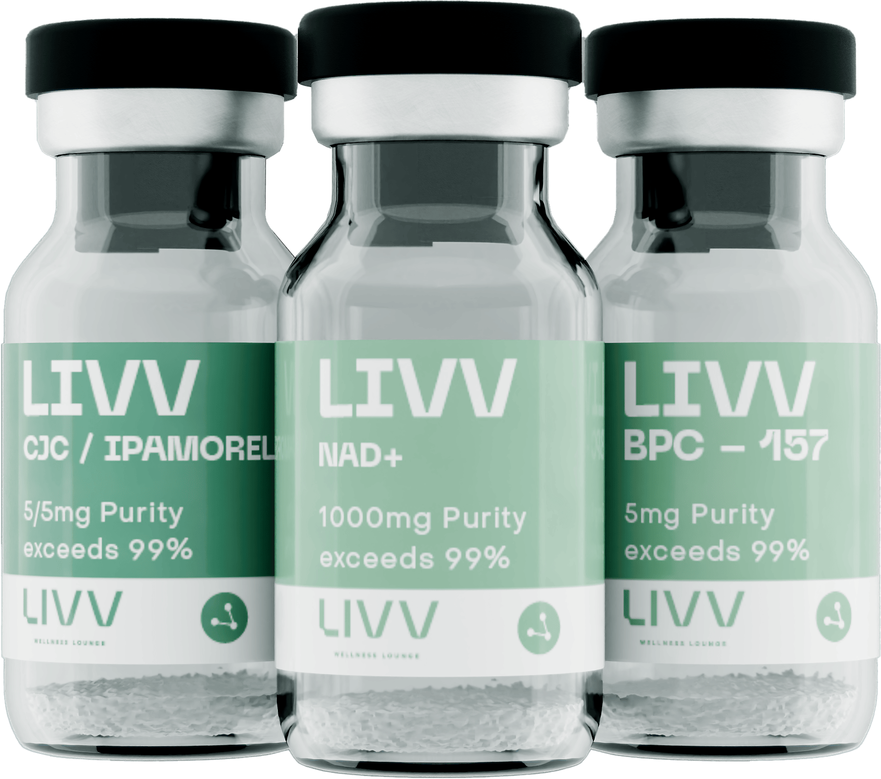 LIVV Sex Life - Peptide Blend for Sexual Health-CJC/IPAMORELIN, NAD+, BPC-157