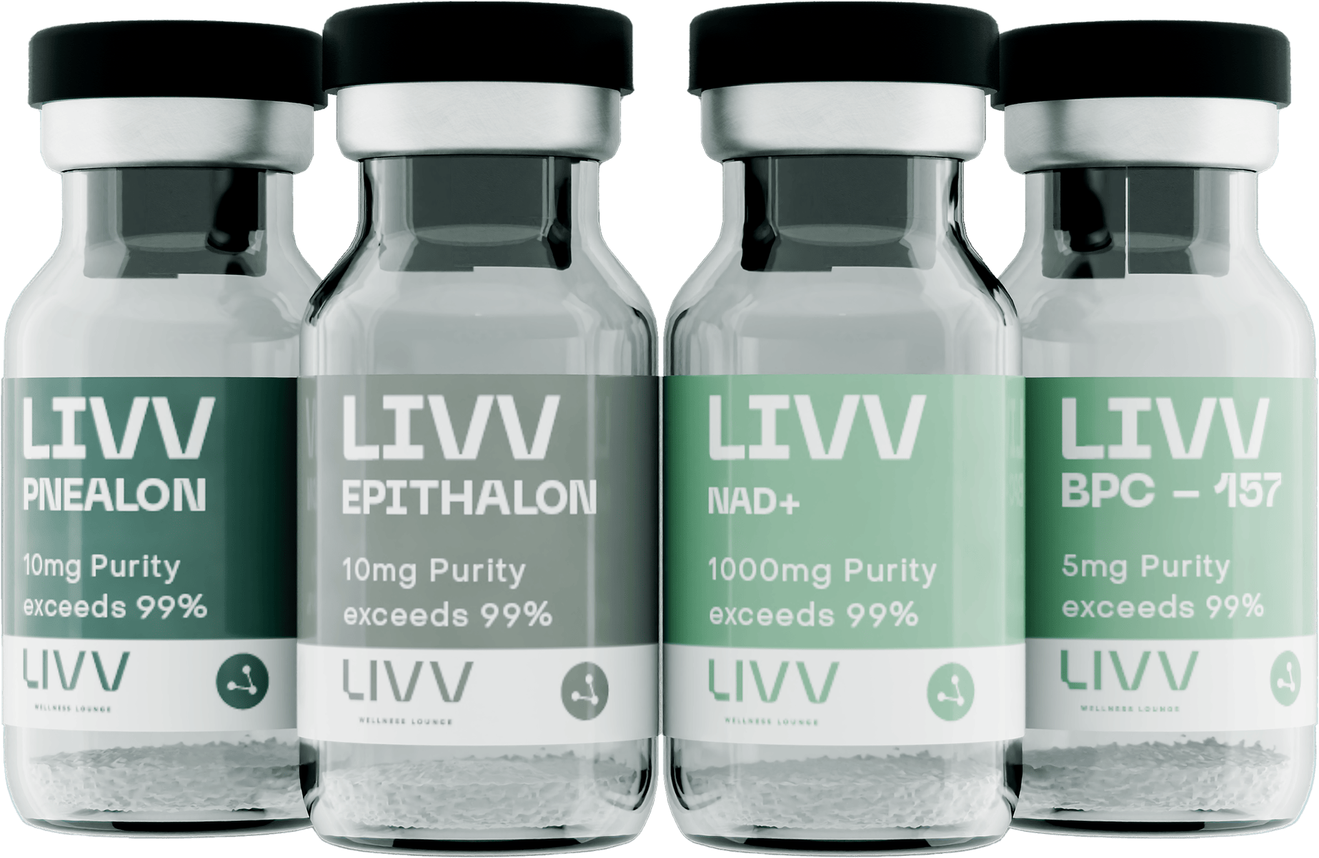 LIVV Forever - Anti-Aging Peptides Blend- PNEALON, EPITHALON, NAD+, BPC-157