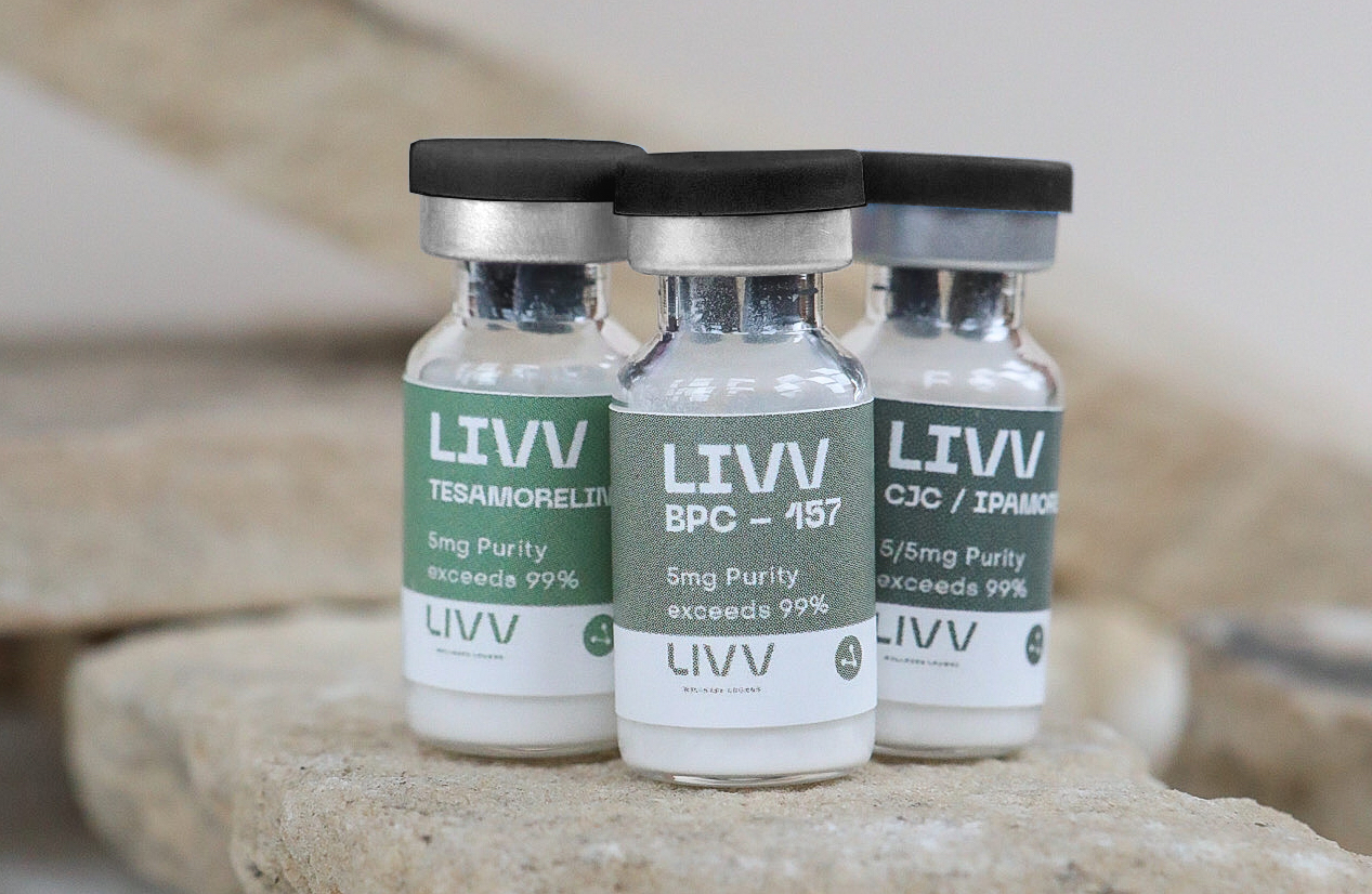 TESAMORELIN, BPC-157, CJC/IPAMORELIN - LIVV Natural