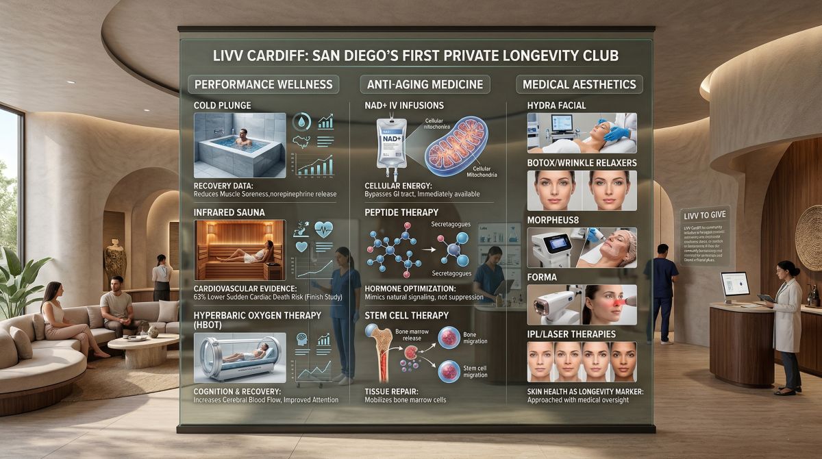 LIVV Cardiff: San Diego's First Private Health Club | LIVV Natural