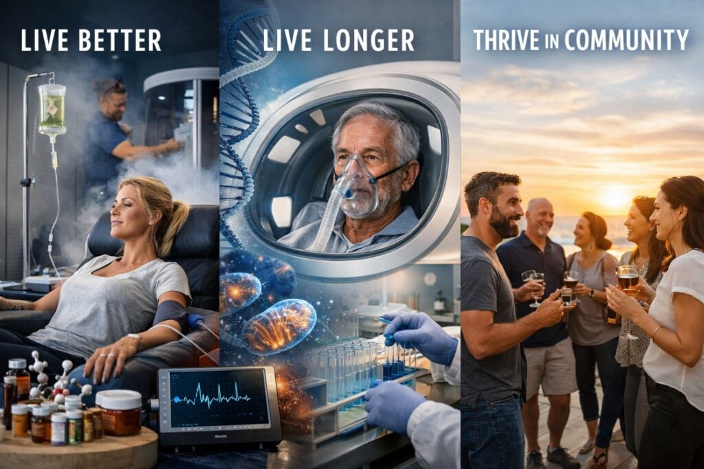 The Three Pillars: Live Better, Live Longer, Thrive in Community