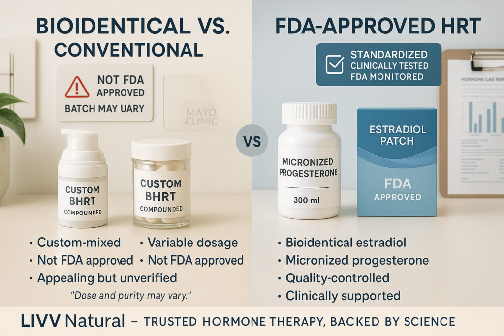 Bioidentical vs. Conventional HRT - Key Differences