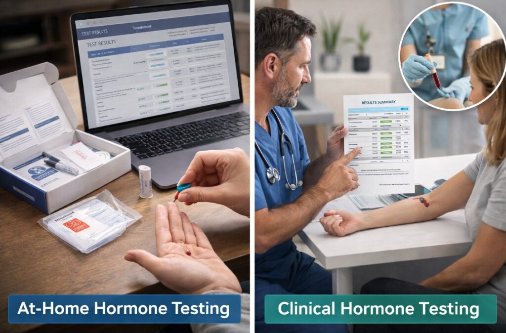 At-Home vs Clinical Hormone Testing