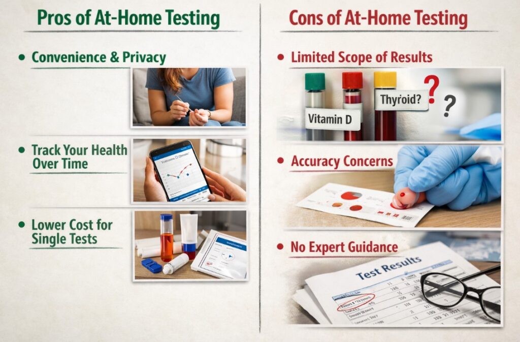 Pros and Cons of At-Home Testing
