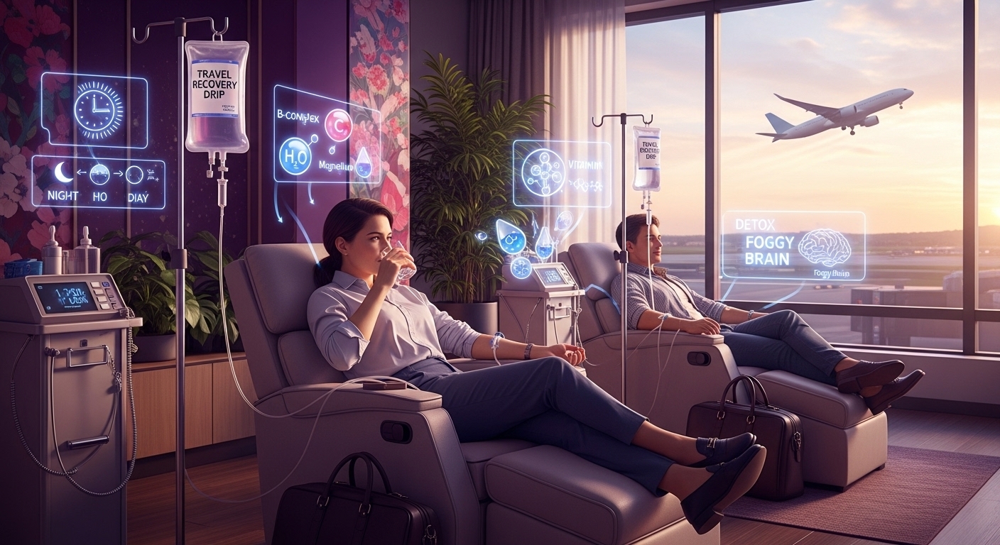 Wellness Travel: Jet Lag, Hangovers, and How IV Therapy Helps You Bounce Back