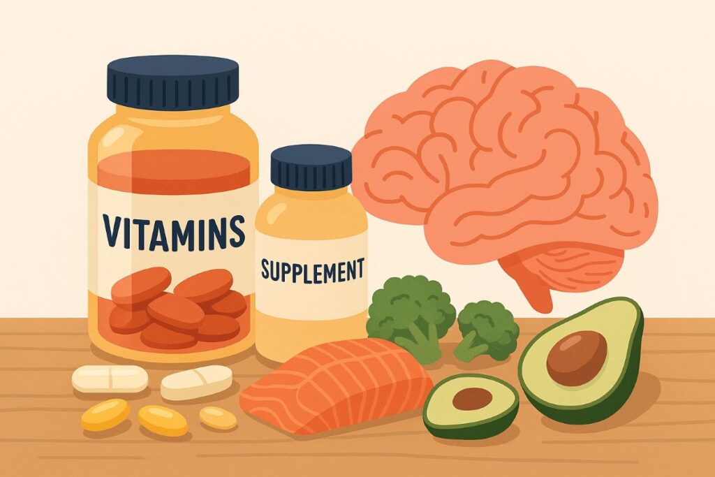 Supplements and nutraceuticals for brain fog